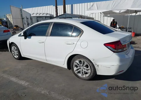 2013 Honda Civic Lx из США, поврежденный, VIN 2HGFB2F51DH570031
